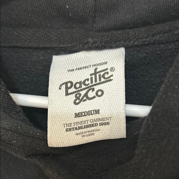 Wildwood Good Vibes New Jersey Hoodie Sweatshirt Size Medium black - Picture 4 of 5